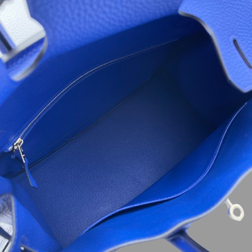 エルメス バーキン 30 ブルーロワイヤル トゴ シルバー金具 U刻印