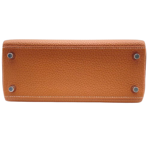 エルメス ケリー 25 ゴールド トゴ シルバー金具 W刻印