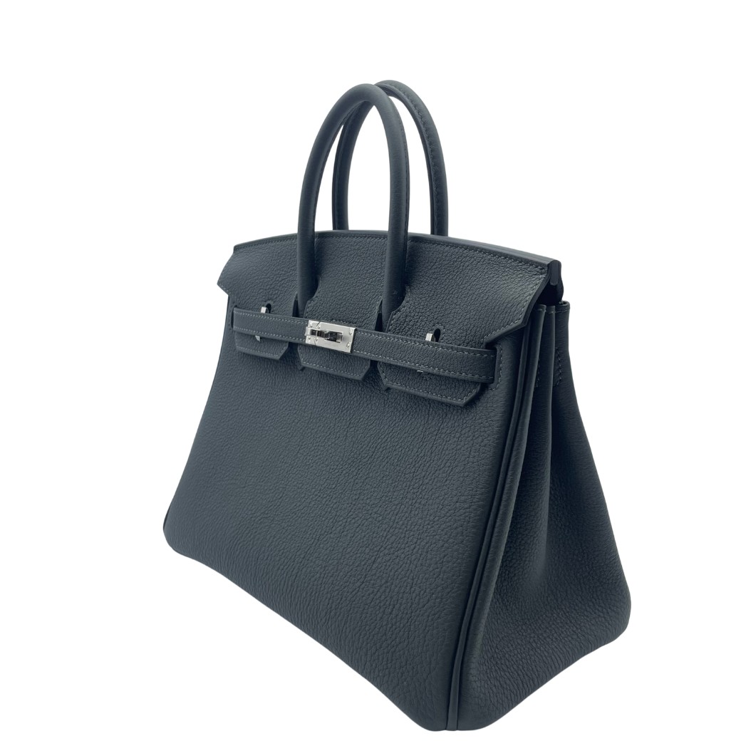 エルメス バーキン 25 ニューヴェールフォンセ トゴ シルバー金具 W刻印