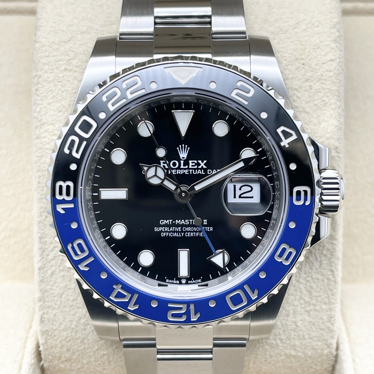 ロレックス GMTマスターII 126710BLNR バットマン オイスターブレス 40mm