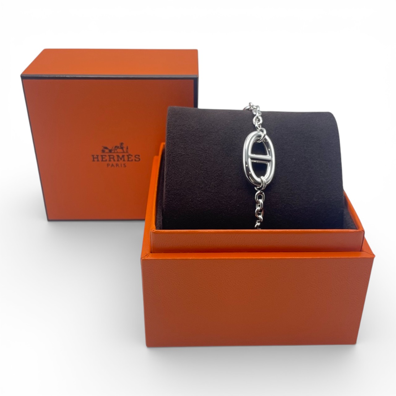 エルメス シェーヌ・ダンクル ファランドール ブレスレット LG