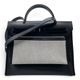 エルメス エールバッグジップ 31 PM ノワール トワルアッシュベルリンヌ/ヴァッシュハンター シルバー金具 B刻印