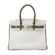 エルメス バーキン30 白  トリヨンクレマンス シルバー金具 新品