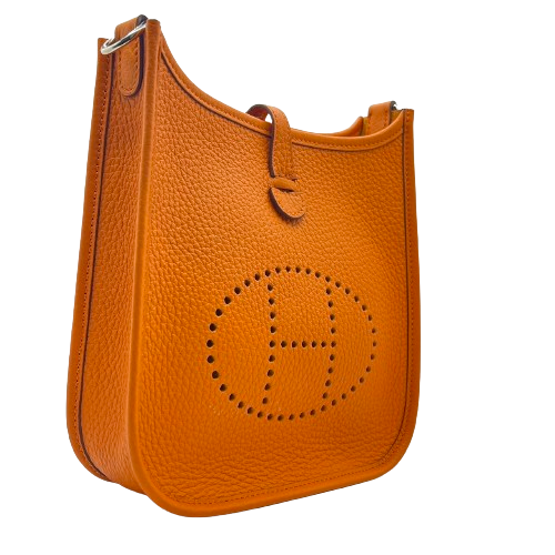 ❤未使用品❤エヴリンTPM オレンジ シルバー金具 エルメス B刻印 エブリン エルメス エヴリン TPM トリヨンクレマンス オレンジ シルバー金具 B