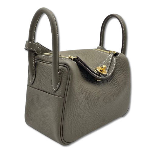 エルメス リンディミニ 20 エトゥープ トリヨンクレマンス ゴールド金具 W刻印