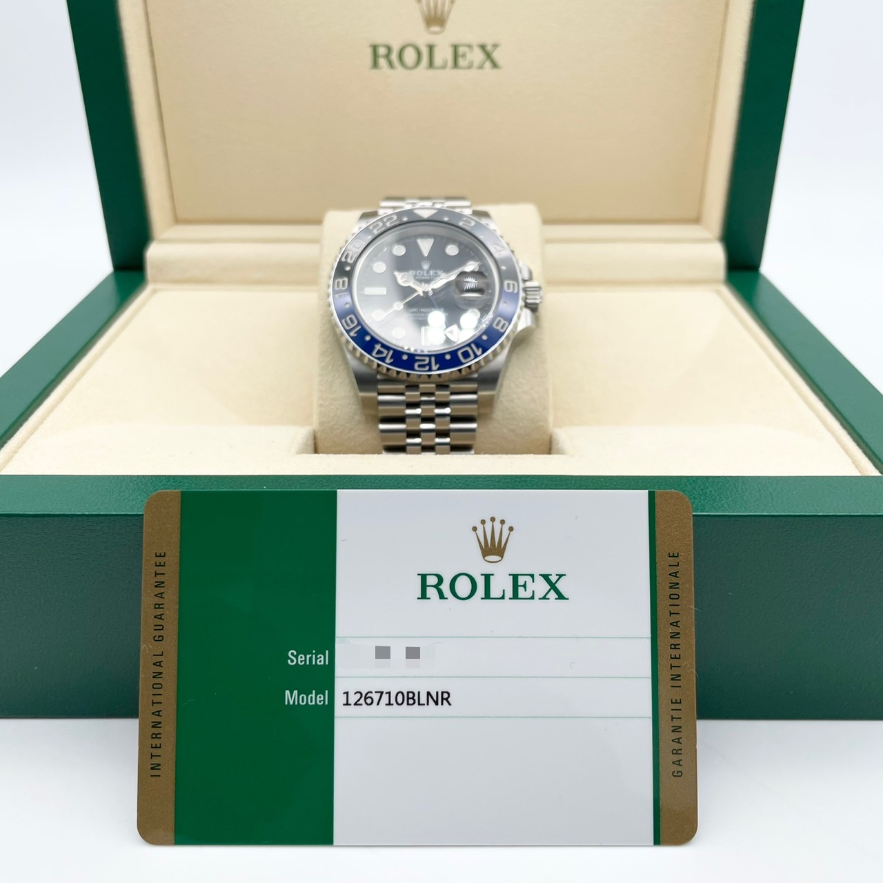 ロレックス GMTマスターII 126710BLNR バットマン ジュビリーブレス 40mm