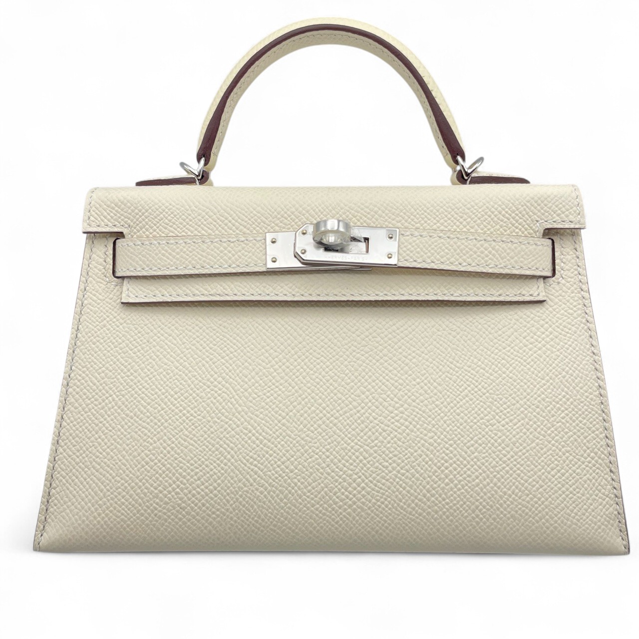 エルメス ミニケリー ナタ エプソン シルバー金具 B刻印 - ブランド品