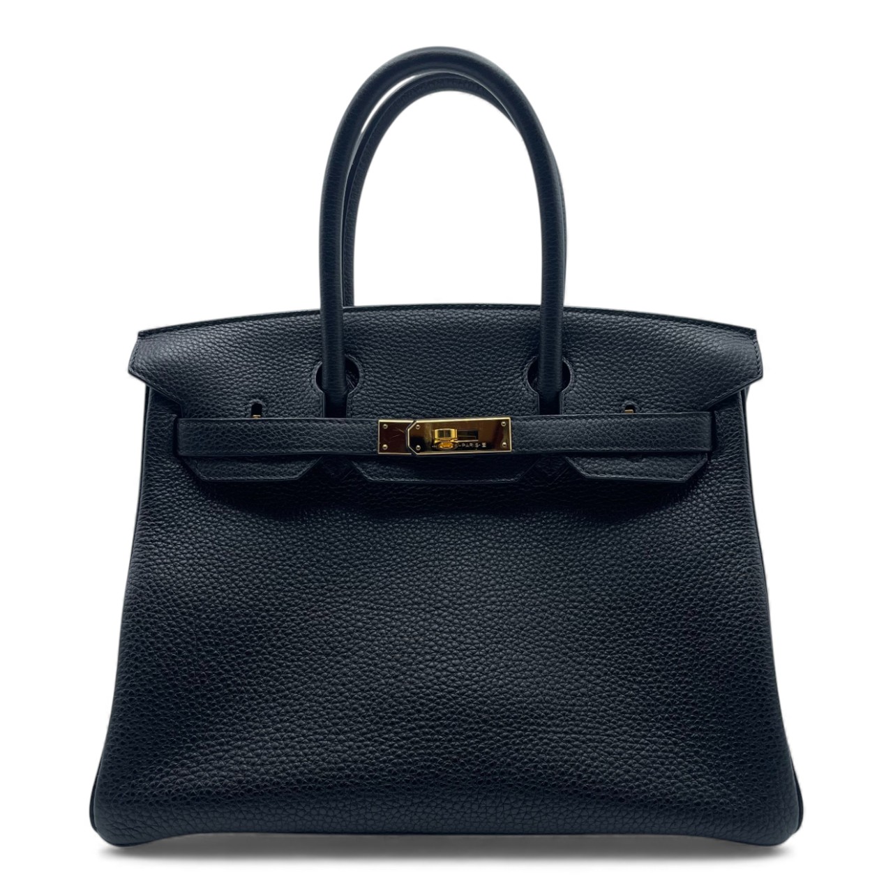 エルメス バーキン 30 ノワール トゴ ゴールド金具 D刻印