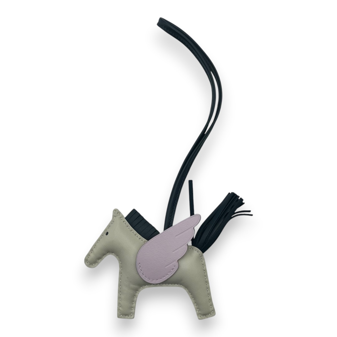 エルメス ペガサスチャーム PM クレ/ヴェールシプレ/モーヴペール B刻印