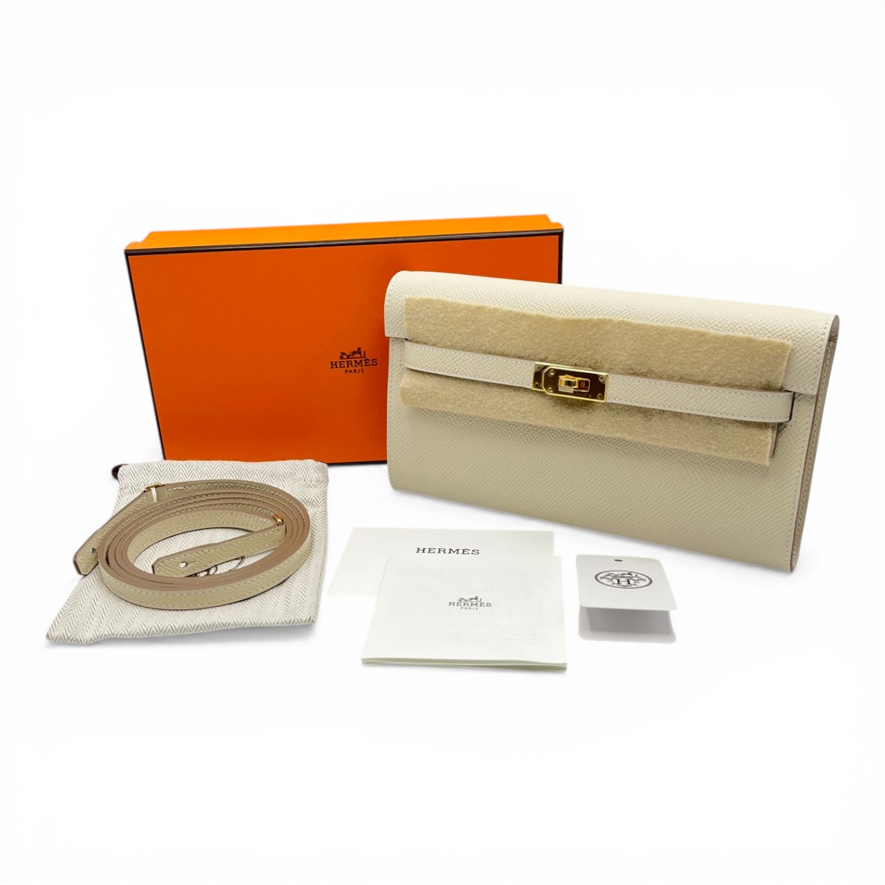 エルメス ケリートゥーゴー ナタ エプソン ゴールド金具 W刻印