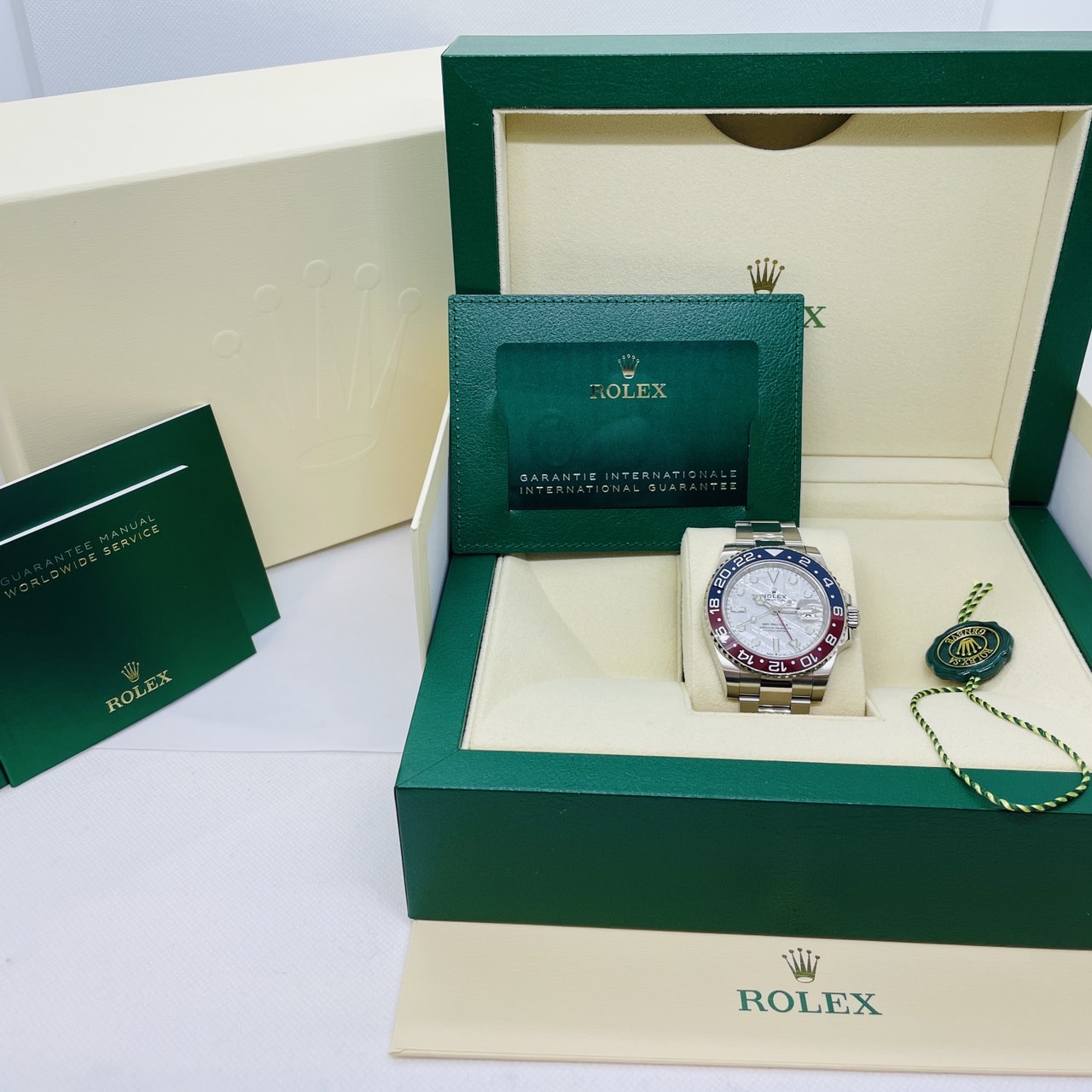 ロレックス GMTマスターII 126719BLRO オイスターブレスレット メテオライト　ホワイトゴールド