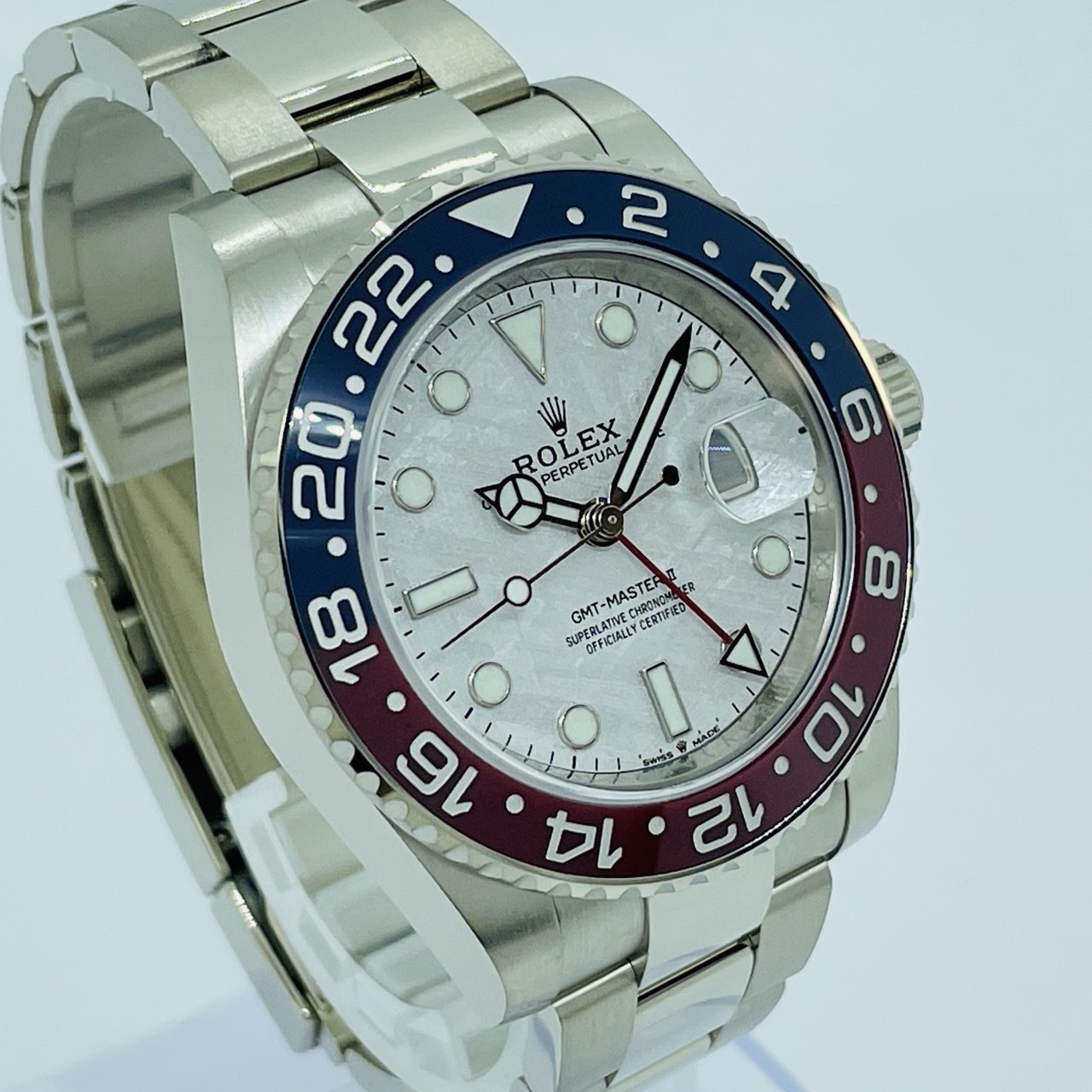 ロレックス GMTマスターII 126719BLRO オイスターブレスレット メテオライト　ホワイトゴールド