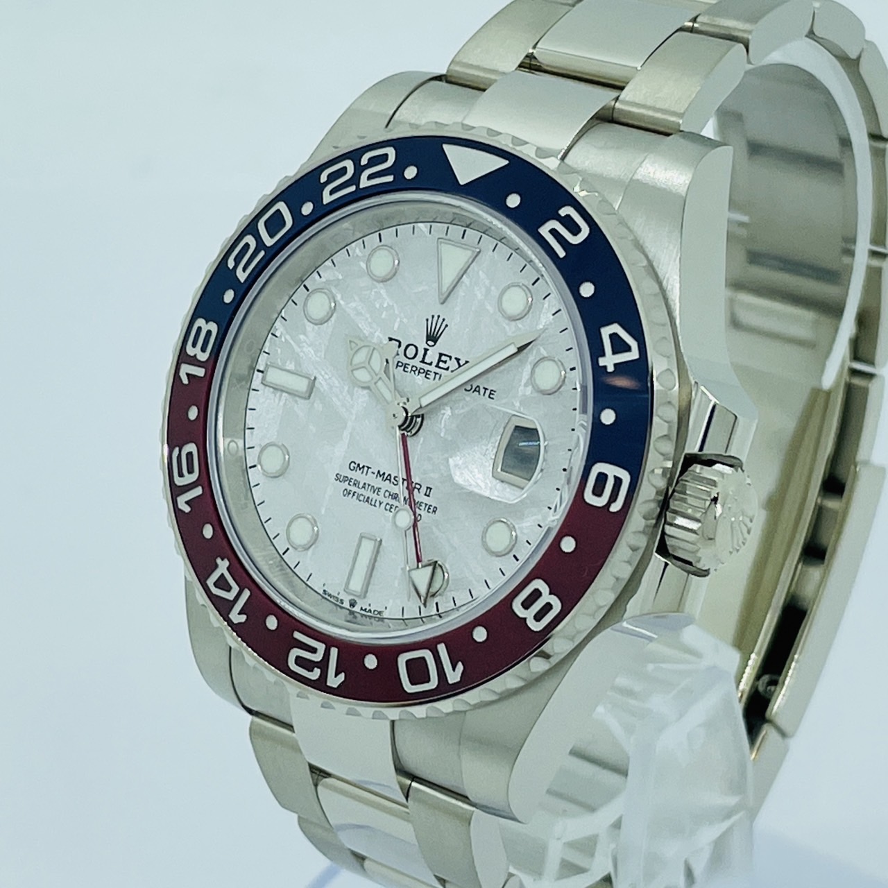 ロレックス GMTマスターII 126719BLRO オイスターブレスレット メテオライト　ホワイトゴールド