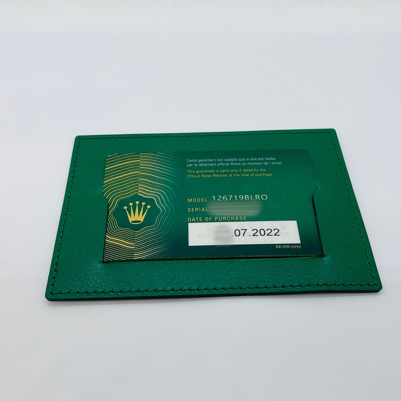 ロレックス GMTマスターII 126719BLRO オイスターブレスレット メテオライト　ホワイトゴールド