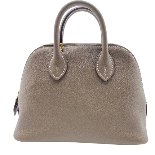 HERMES エルメス ボリード37 トリヨンクレマンス エトゥープ