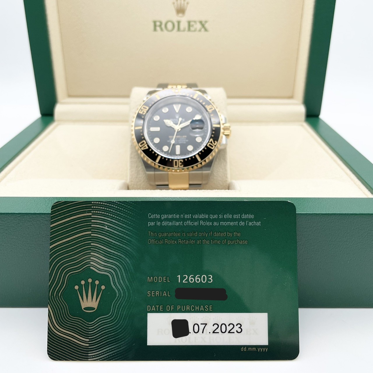 ロレックス シードゥエラー 126603 ブラック 43mm