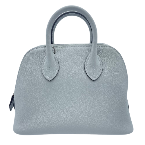 エルメス ボリード1923 ミニ ブルーグラシエ エバーカラー シルバー金具 W刻印