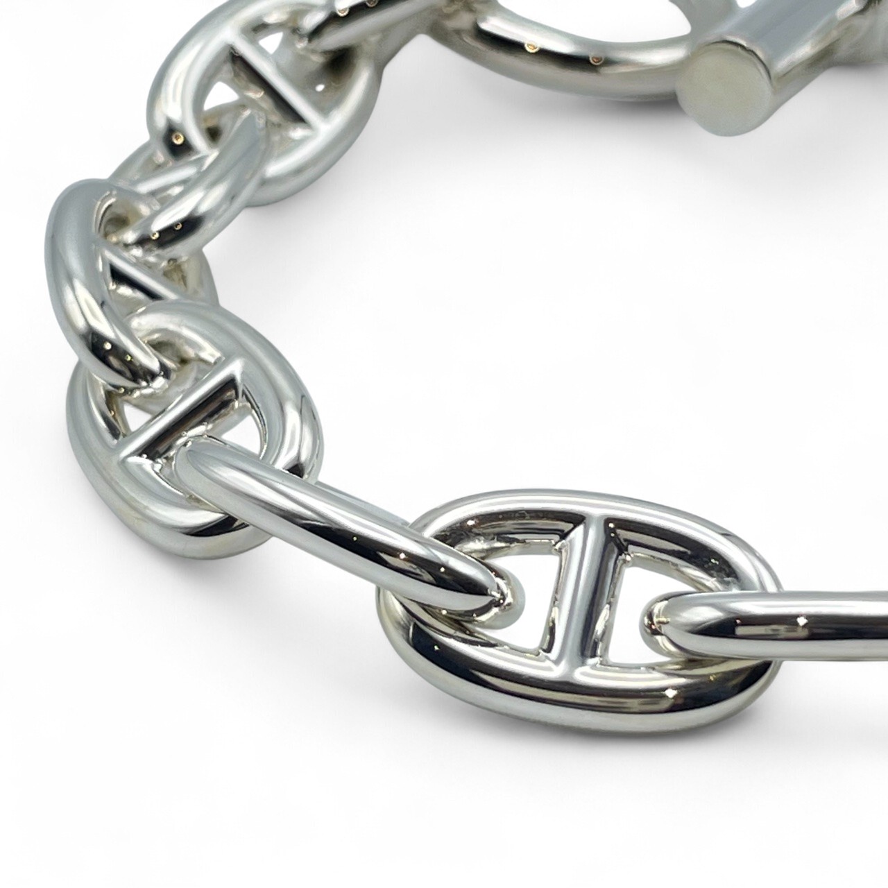 エルメス シェーヌ・ダンクル ブレスレット MM シルバー925 14コマ