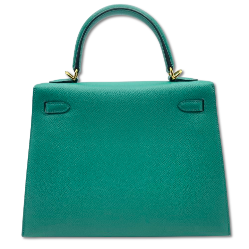 エルメス ケリー セリエ 25 ヴェールジェイド エプソン ゴールド金具 U刻印