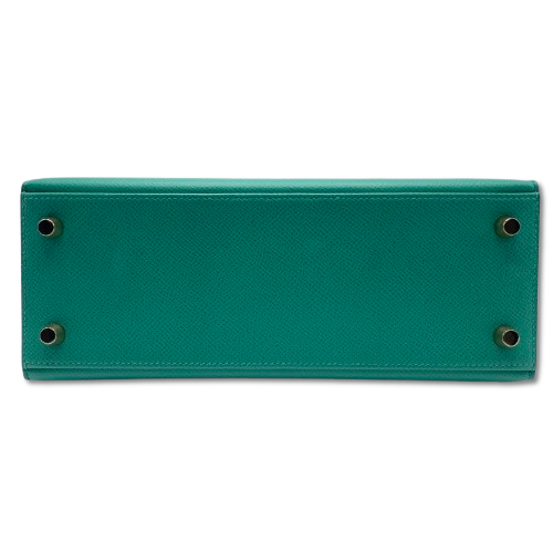 エルメス ケリー セリエ 25 ヴェールジェイド エプソン ゴールド金具 U刻印