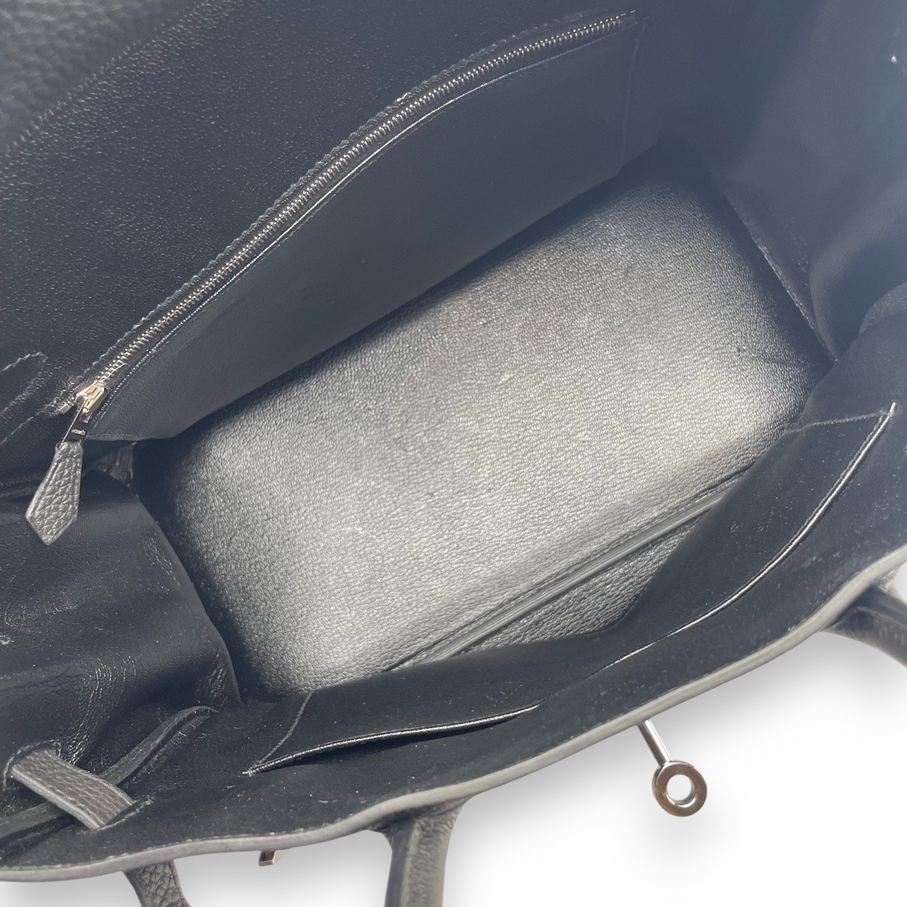 エルメス バーキン 30 ノワール トゴ シルバー金具 D刻印