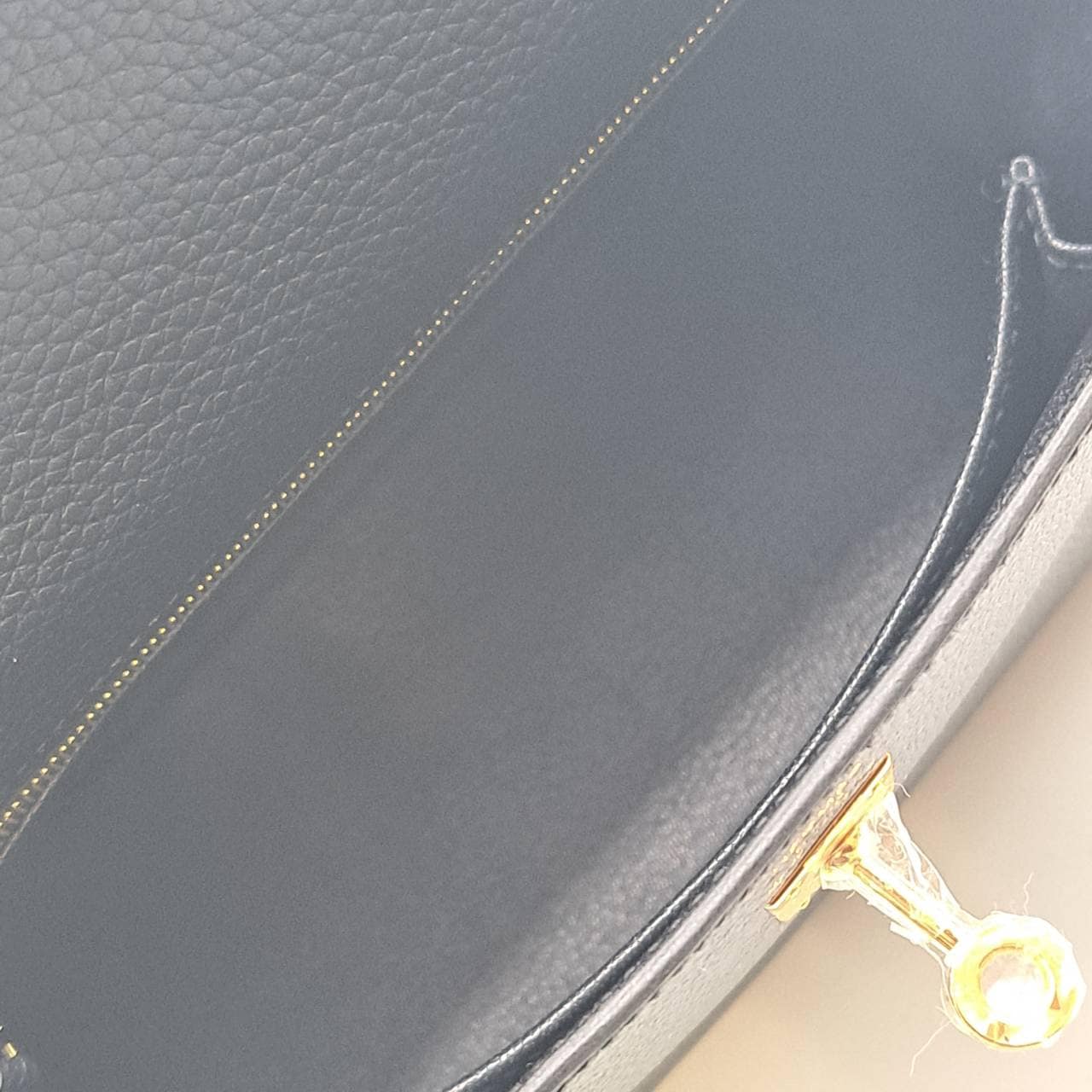 エルメス ケリー 25 ブラック トゴ ゴールド金具 U刻印