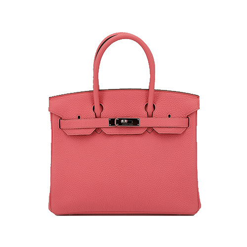 エルメス バーキン30 ローズリップスティック トゴ シルバー金具 中古美品