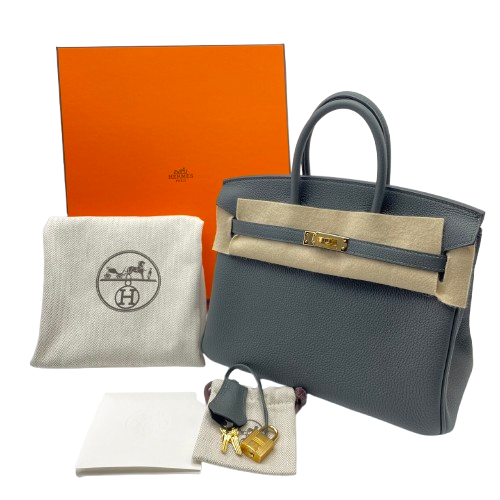 エルメス バーキン 25 ニューヴェールフォンセ トゴ ゴールド金具 W刻印