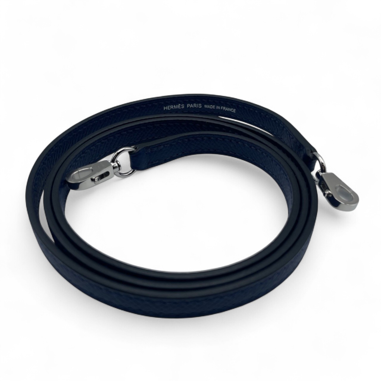 エルメス ミニケリー2 ブルーネイビー エプソン シルバー金具 B刻印