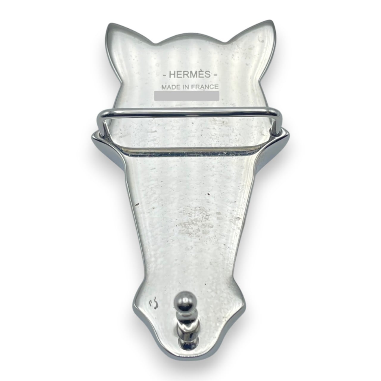 エルメス ベルトバックル デストリエ ＆ レザーベルト キット シルバー・エベンヌ/グリネヴェ ステンレススティール・ボックスカーフ/トゴ U刻印