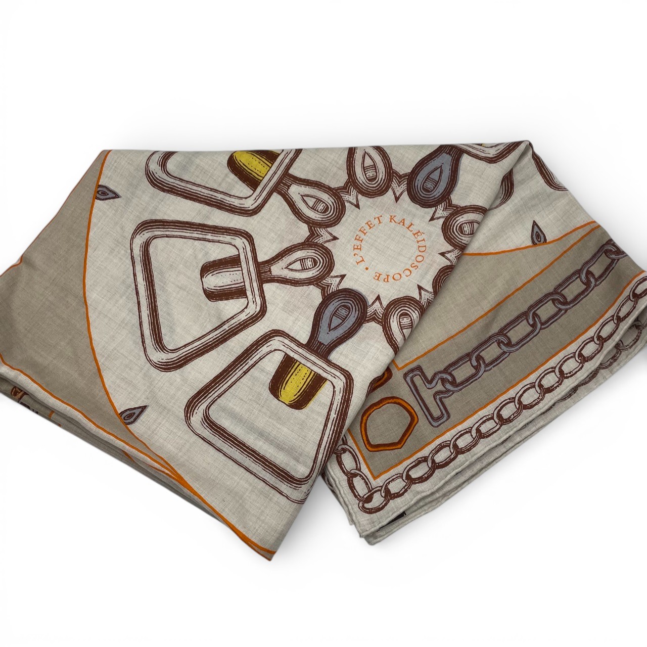 エルメス カレジェアン 140 カレイドスコープ・エフェクト ナチュラル