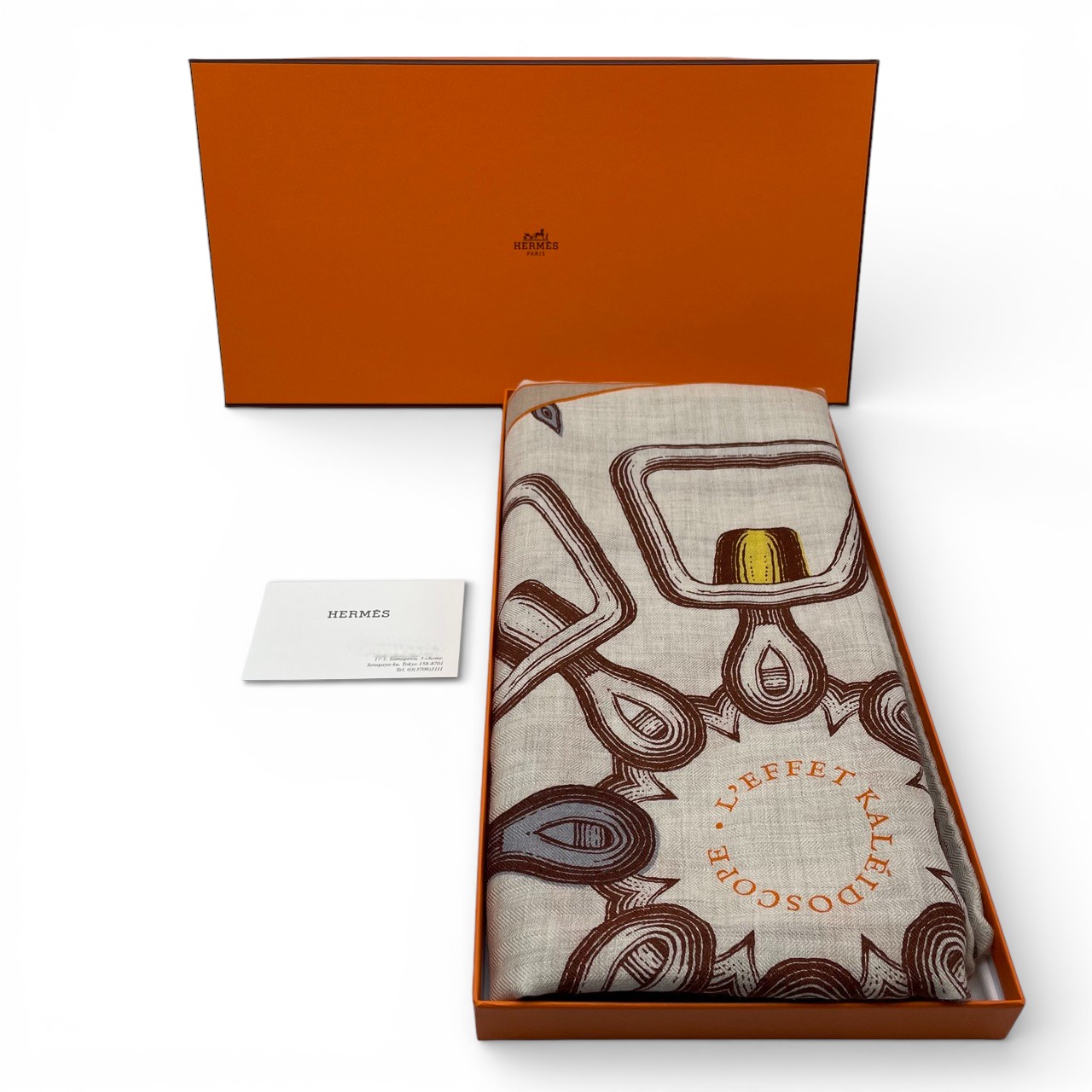 エルメス カレジェアン 140 カレイドスコープ・エフェクト ナチュラル