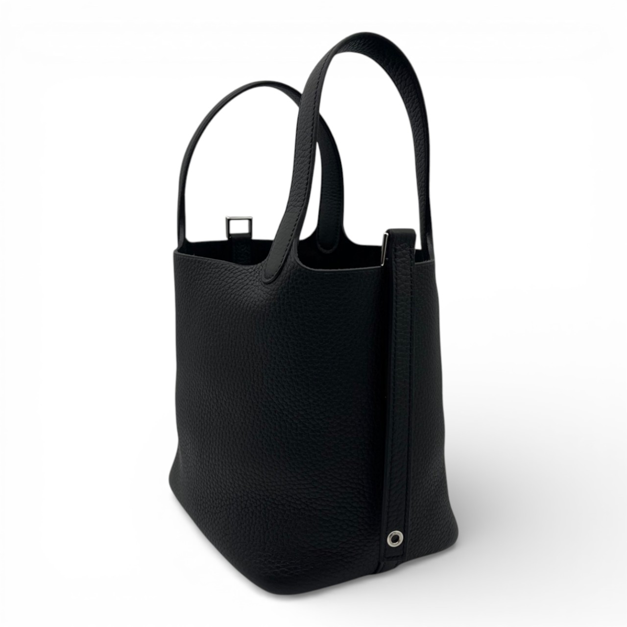 エルメス ピコタンロック PM ノワール トリヨンクレマンス シルバー金具 K刻印