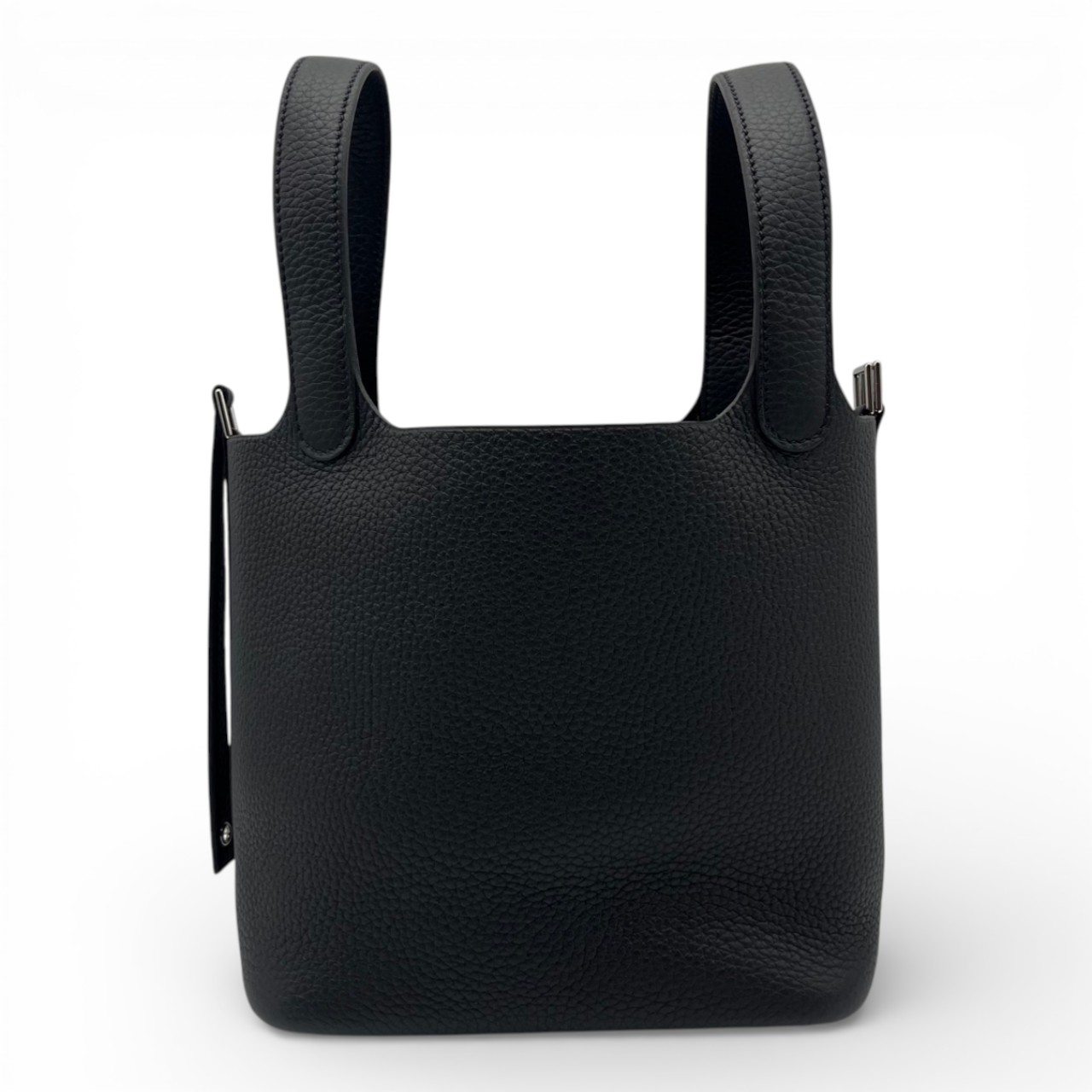 エルメス ピコタンロック PM ノワール トリヨンクレマンス シルバー金具 K刻印