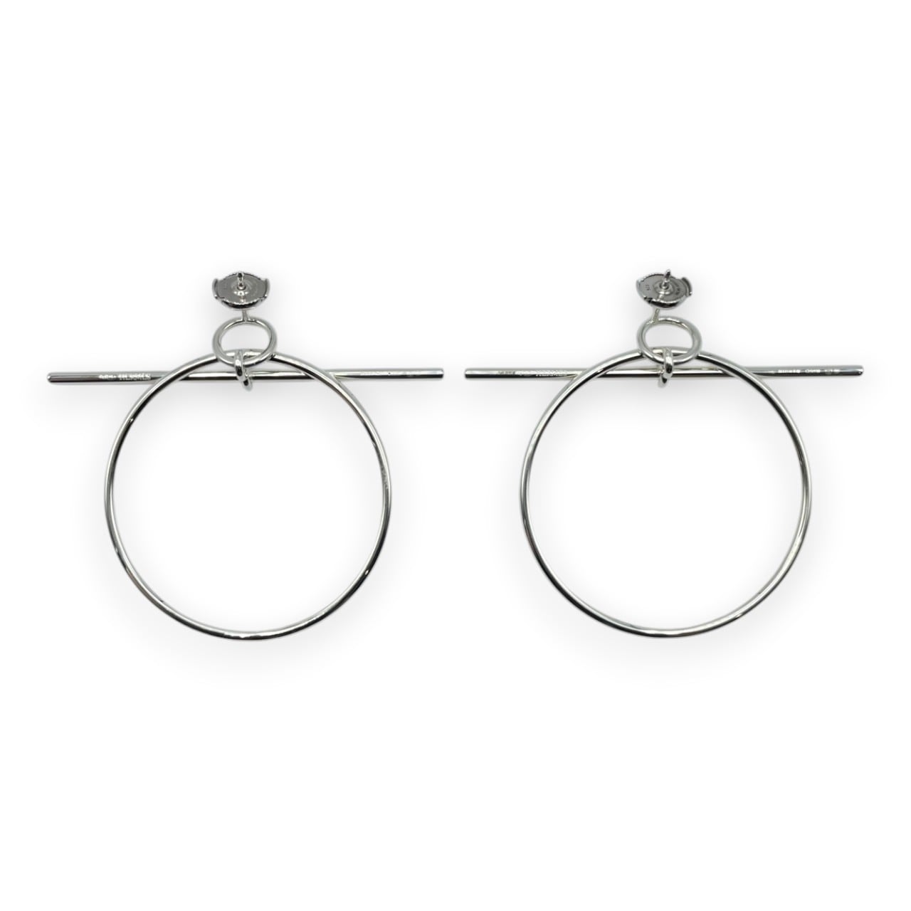 エルメス ループピアス MM シルバー925 - ブランド品専門店LUXARIA