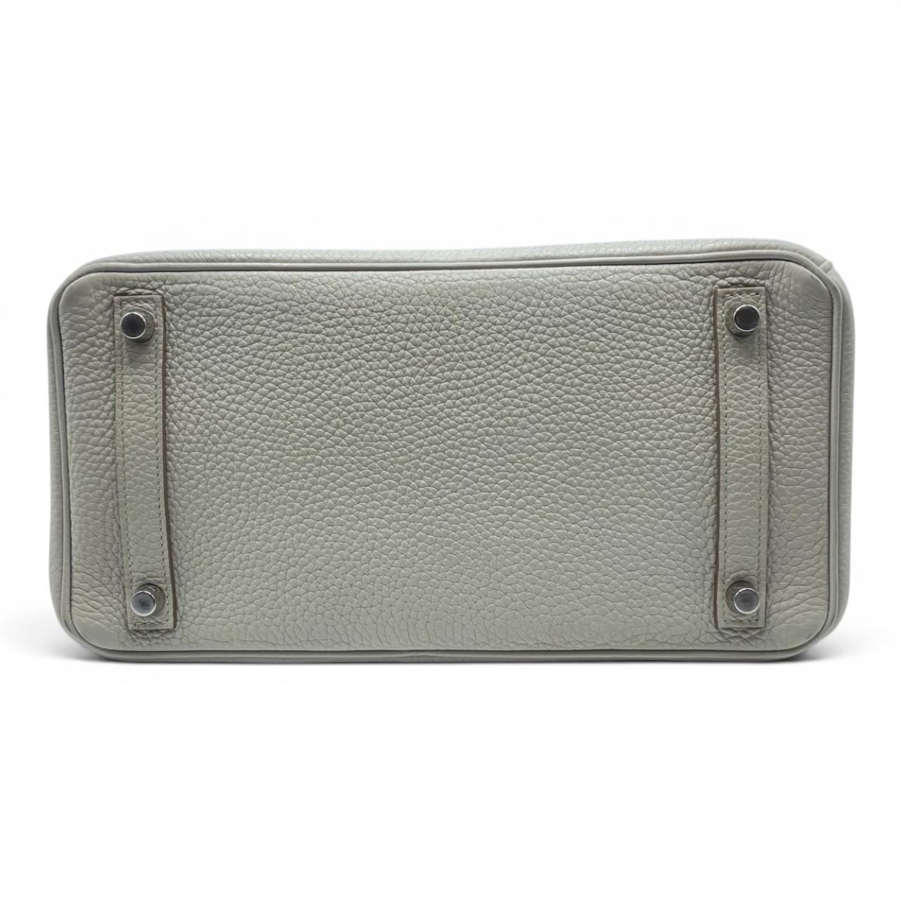 エルメス バーキン 30 パールグレー トゴ シルバー金具 □O刻印