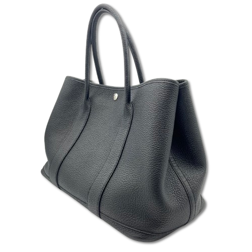 エルメス ガーデンパーティ PM ノアール ネゴンダ シルバー金具 U刻印