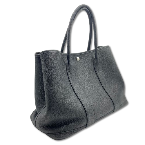 エルメス ガーデンパーティ PM ノアール ネゴンダ シルバー金具 U刻印