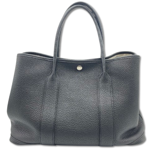 エルメス ガーデンパーティ PM ノアール ネゴンダ シルバー金具 U刻印