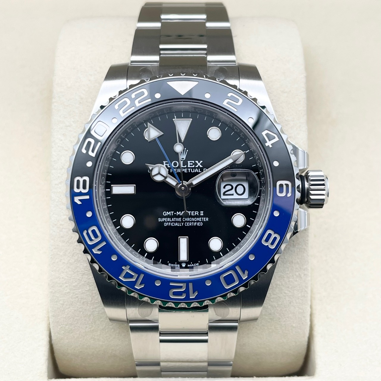 ロレックス GMTマスターII 126710BLNR バットマン オイスターブレス 40mm