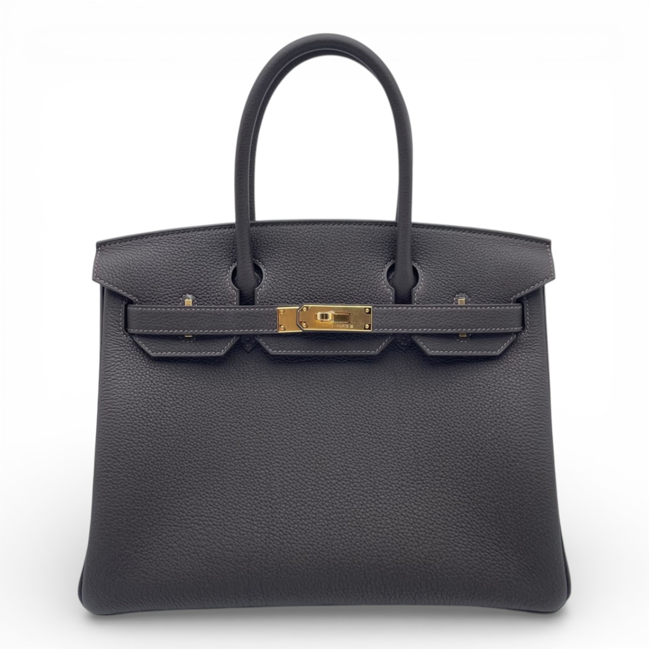 エルメス バーキン 30 べブラン トゴ ゴールド金具 K刻印