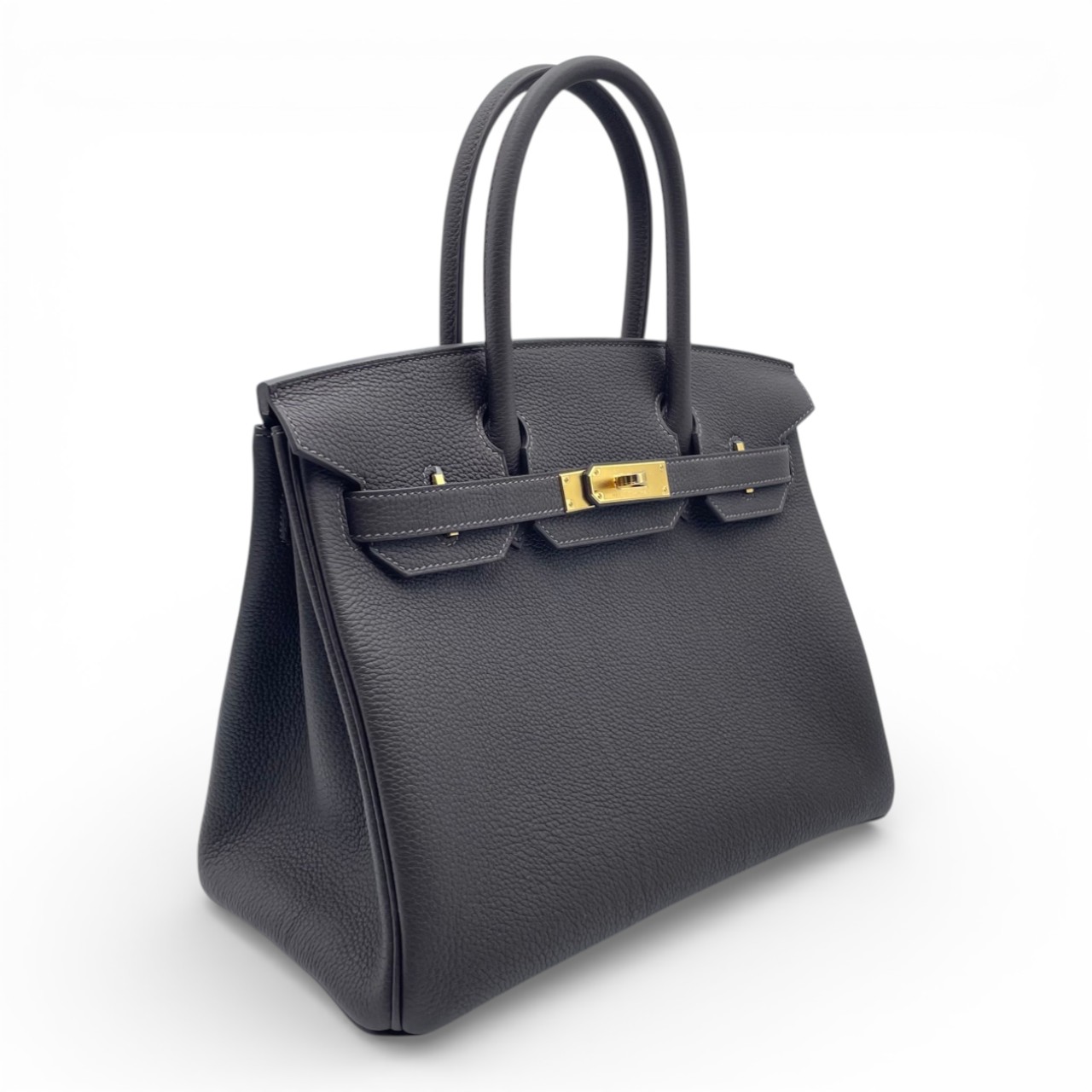 エルメス バーキン 30 べブラン トゴ ゴールド金具 K刻印