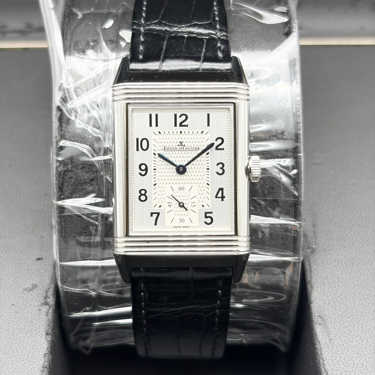 ジャガー・ルクルト レベルソ・クラシック・ミディアム・デュオ・スモールセコンド Q2458420 ステンレススチール  42.9×25.5mm