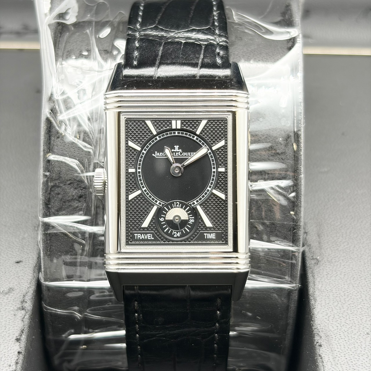 ジャガー・ルクルト レベルソ・クラシック・ミディアム・デュオ・スモールセコンド Q2458420 ステンレススチール  42.9×25.5mm