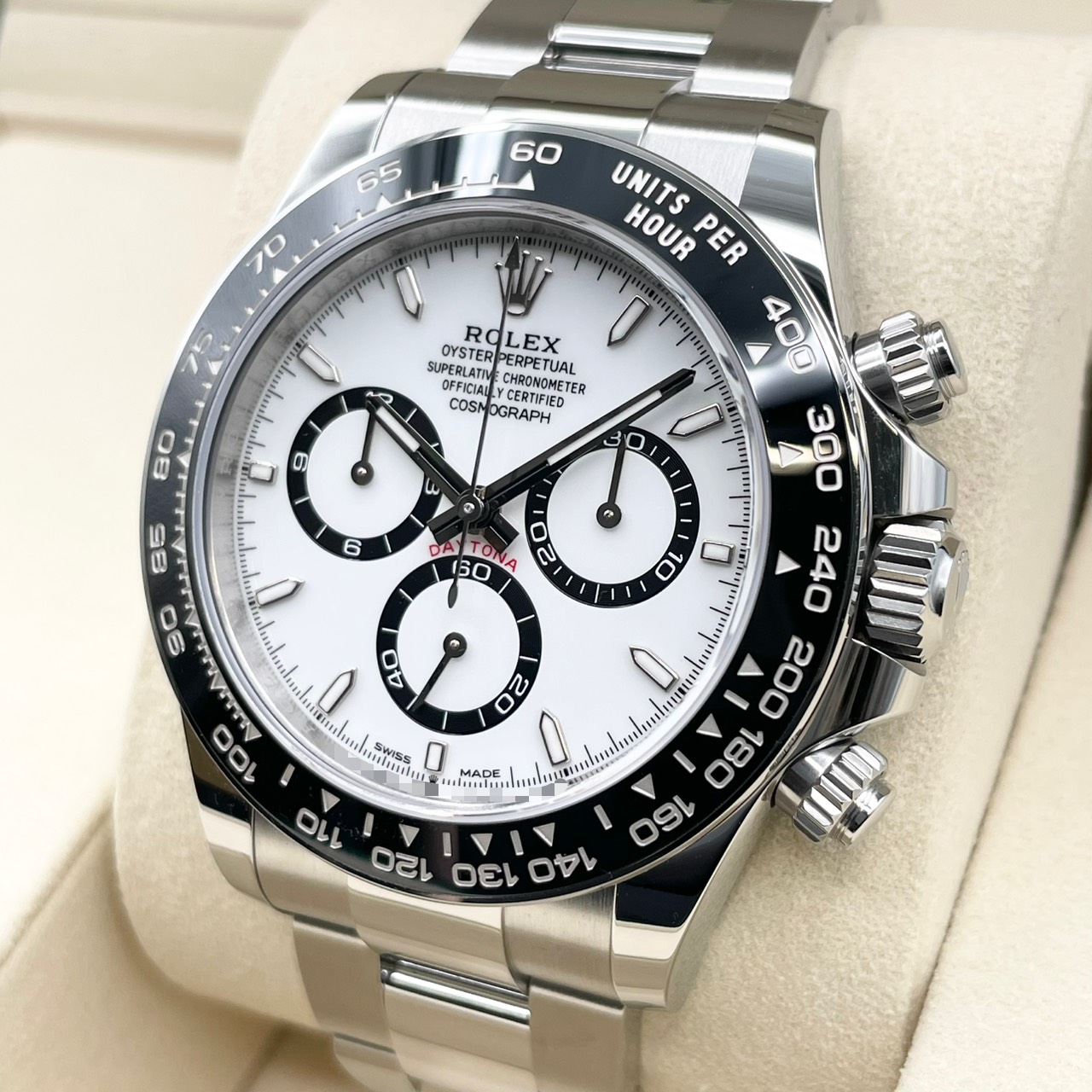 ロレックス デイトナ 126500LN ホワイト ステンレススチール 40mm