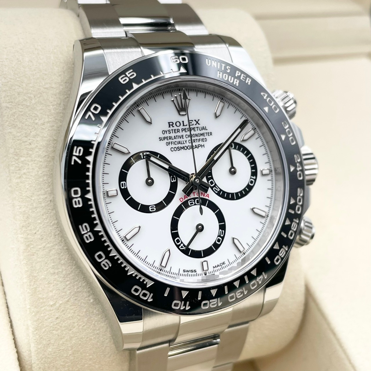 ロレックス デイトナ 126500LN ホワイト ステンレススチール 40mm