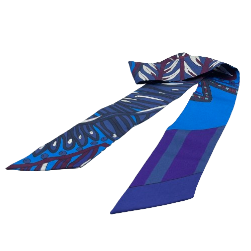 エルメス ツイリー マハラニの庭 LE JARDIN DE LA MAHARANI シルクツイル