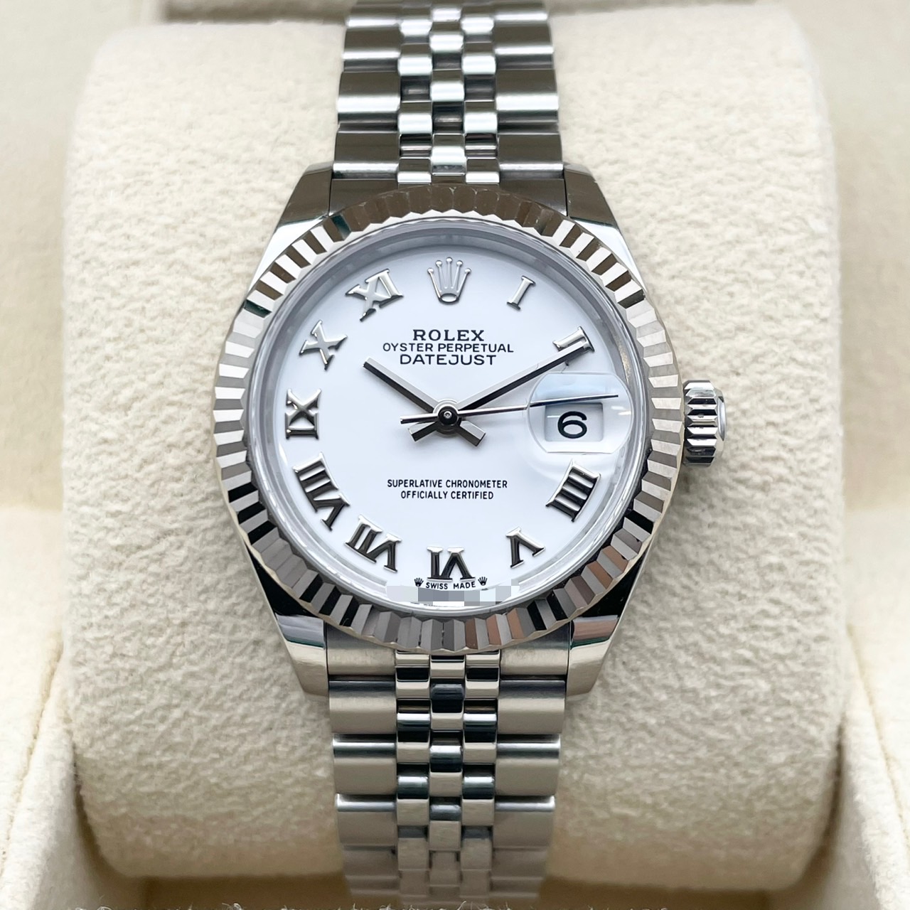 ロレックス デイトジャスト 279174 ホワイトローマン ジュビリーブレス 28mm 