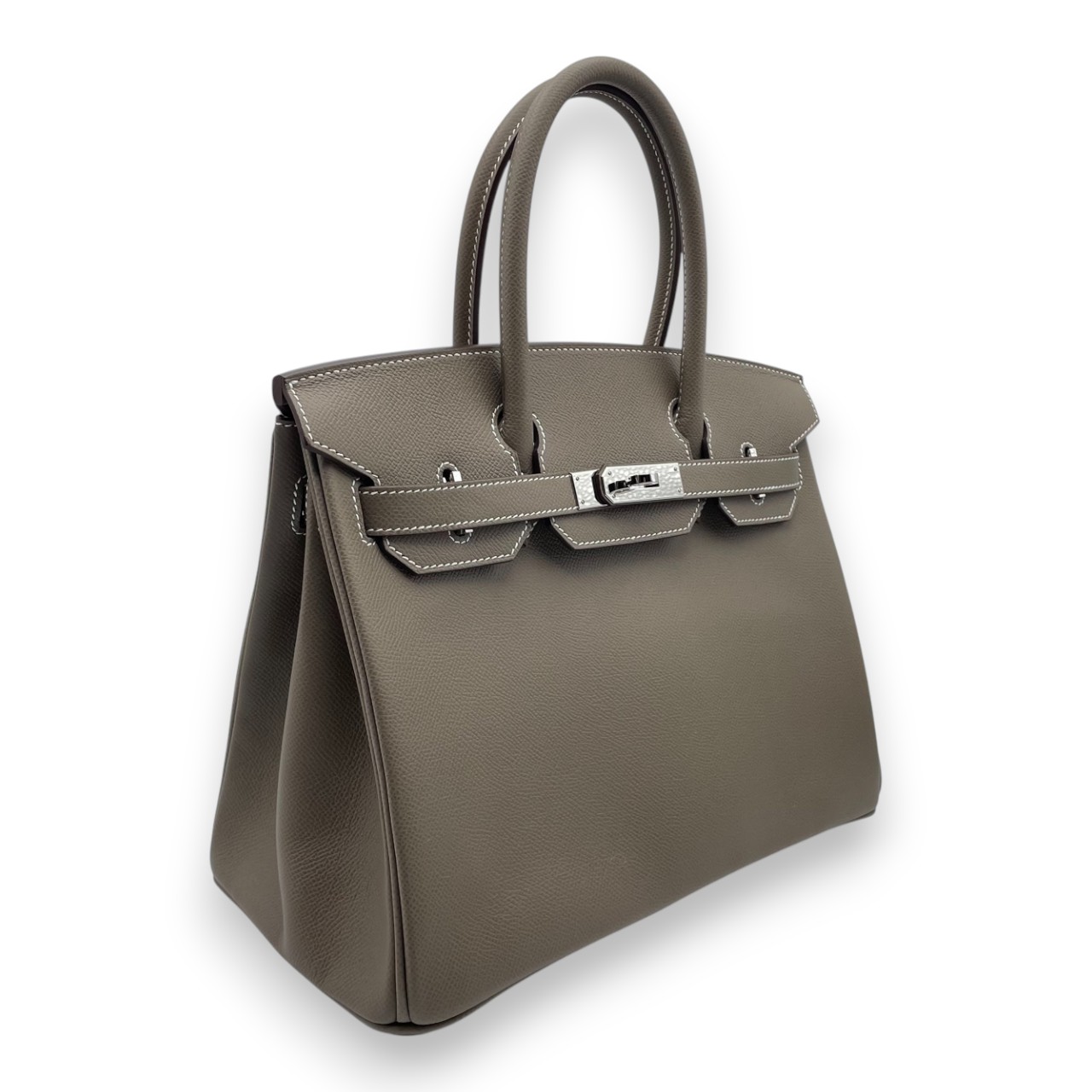 【新品未使用】HERMES バーキン30 エトゥープ SV金具 HERMES（エルメス） バーキン30 エトゥープ トゴ SV金具 U刻印