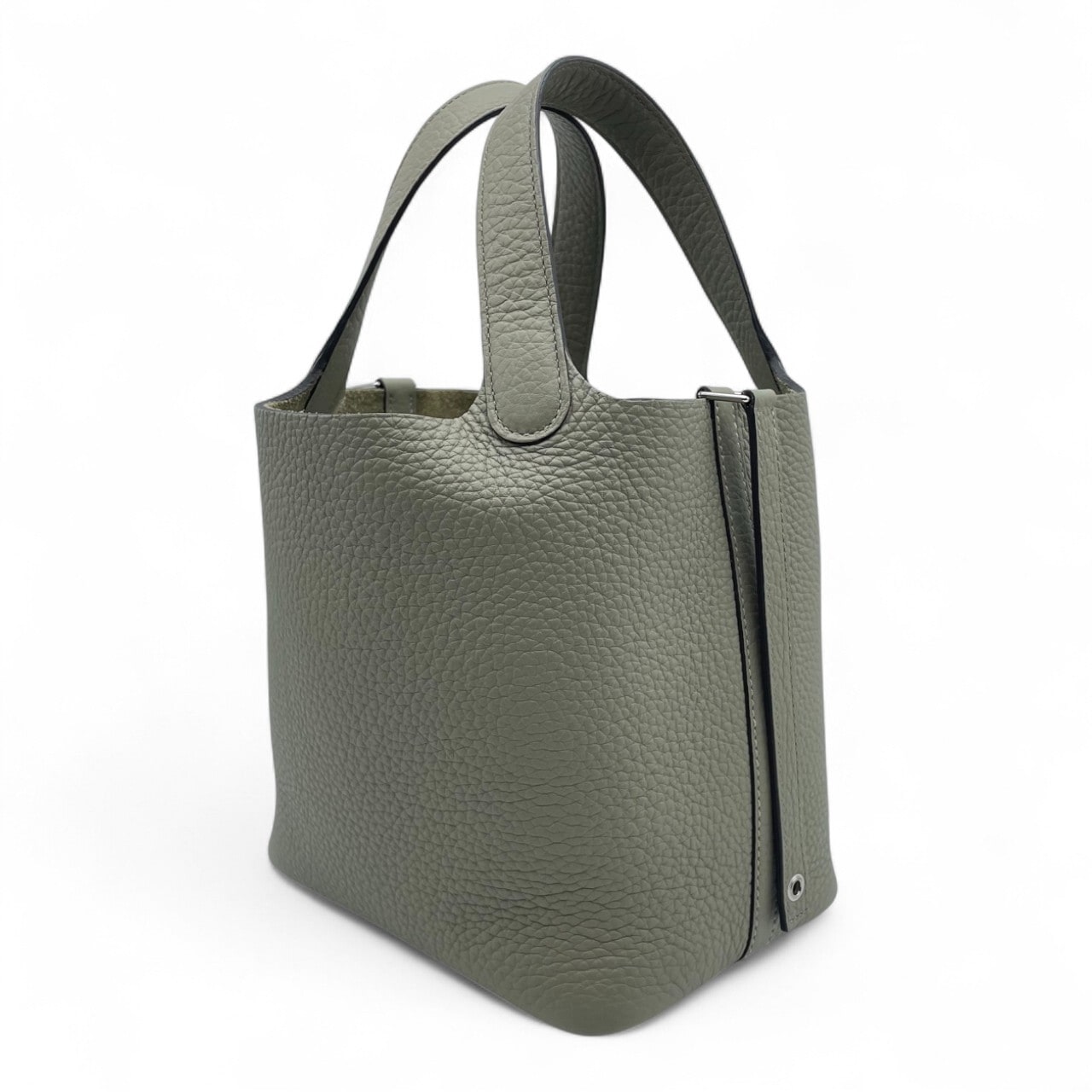 エルメス ピコタンロック PM セージ トリヨンクレマンス シルバー金具 B刻印